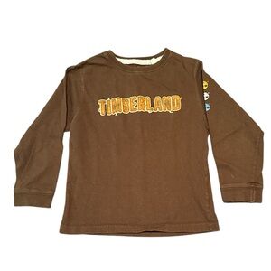 Timberland Kids Brown Long Sleeve Tee